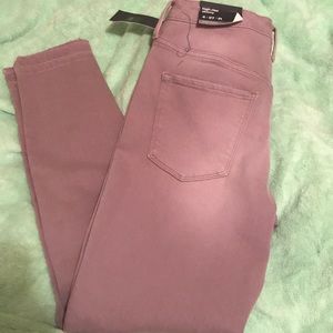 Purple jeans